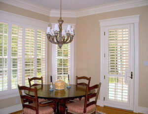Plantation Shutters on Slider