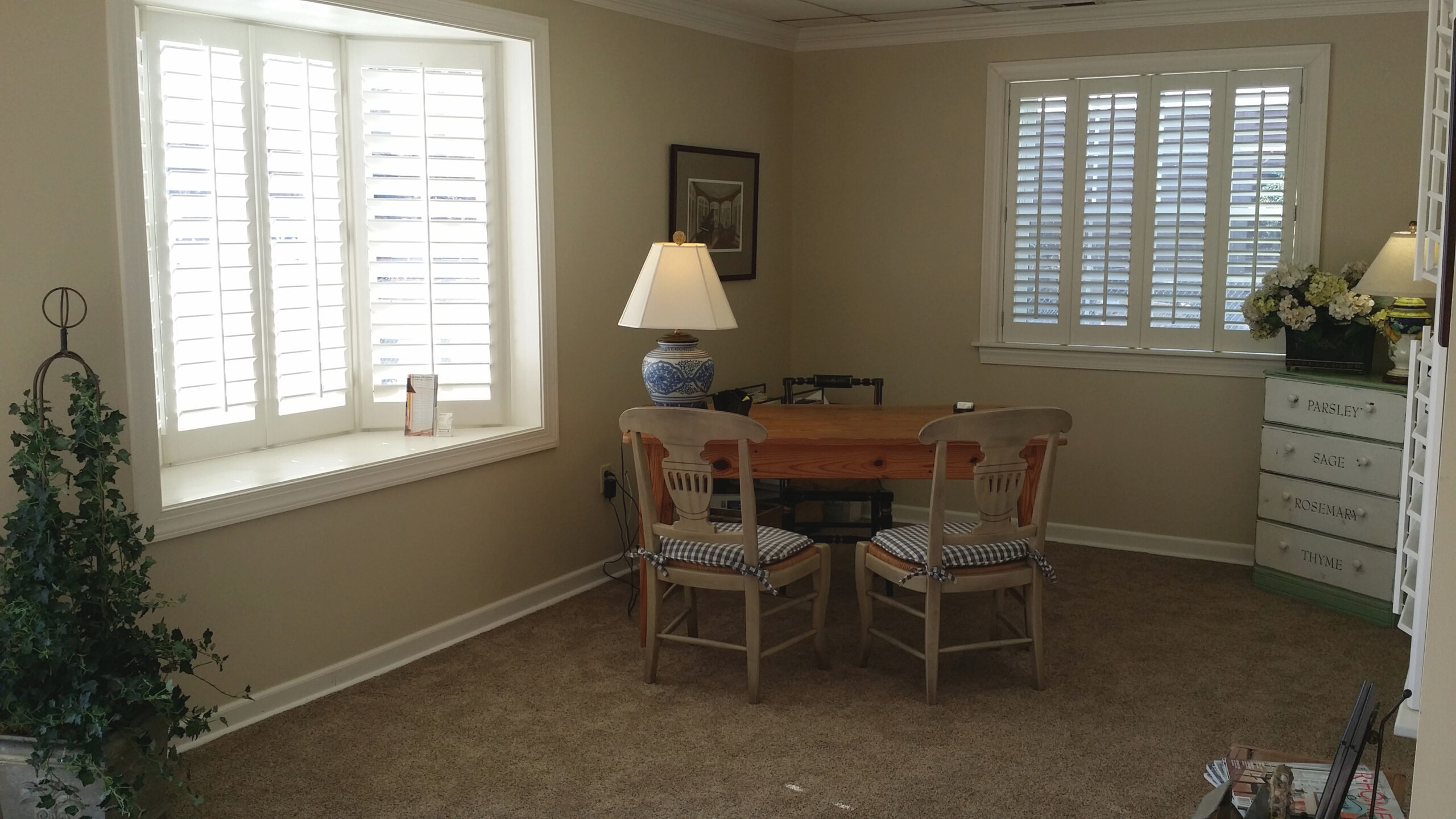 Custom Wooden Plantation Shutters