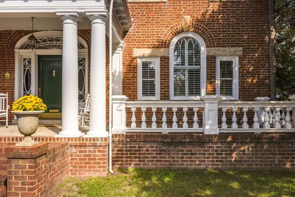 Outside view 3 1/2 louvers